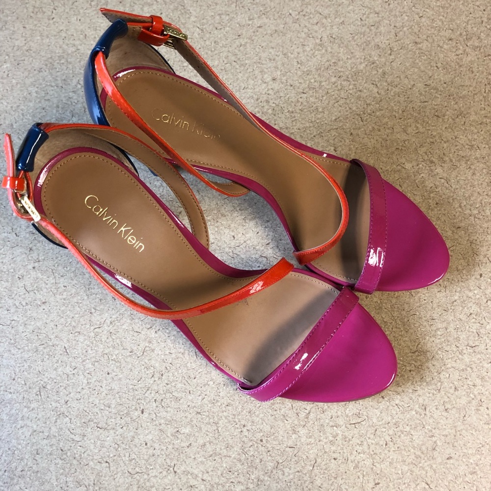 Calvin Klein patent heels